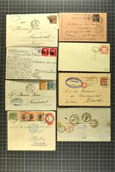 1857/1985 (ca).: Large accumulation of about 300 maritime covers, ...