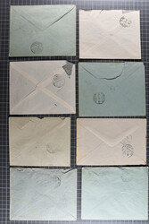 Syrie, Arab Kingdom 1920: Covers (9) with fine cover from Homs via ...