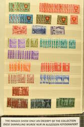 1894/1960ca.:Zwei Lagerbücher Schweiz mit Falz, beginnend mit der ...