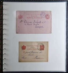1881/1990: Collection of covers/cards/postal stationery, all ...