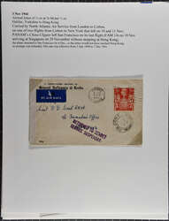 1938/48: High Values on covers (8), small group with November 1941 ...