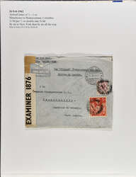 1938/48: High Values on covers (8), small group with November 1941 ...