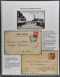 1906/10: Romanian Maritime Service (S.M.R.), cards (3) all from ...