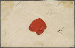 1861: 6 d. blue, rough perf. 14 to 16 and 1868 2 d. yellow, used on ...