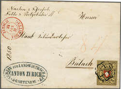 Stein A2: Type 21 r/u, farbfr. und breit- bis überrandig mit ...