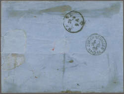 Vereinigte Staaten 1866: 30 Rp. zinnober (3) und 20 Rp. orange, vier ...