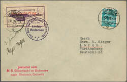 1935 (7. Juni): Raketen-Versuchsflug von Bord der MS "Silberhecht" ...