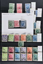 1912/99: Vorab doppelt gest. / ungest. geführte Sammlung der ...