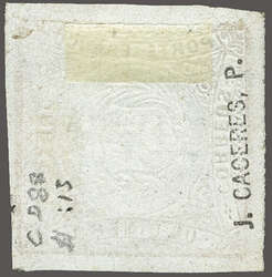 Issued Stamps 1862: Lecoq 1 d. pink, an unused example showing ...