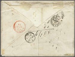 1874/84: 10 c. green with grill, a single example on cover from ...