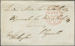 1819: Cover from London to Plymouth, Devon carried free of charges ...