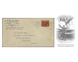 Transatlantic Flight Newfoundland to Ireland by Alcock and Brown 1919 ...