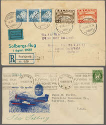 Thor Solberg's "Vikings Route" flight New York-Norway 1935: Special ...