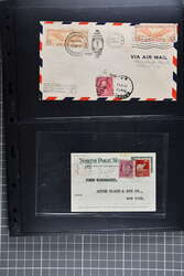 Transatlantic Mail 1925/39: Group of 22 covers/cards, incl. 1925 ...
