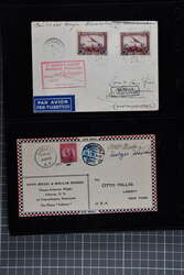 Transatlantic Mail 1925/39: Group of 22 covers/cards, incl. 1925 ...