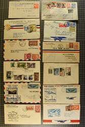 Transatlantic Mail 1938/47: Lot 60 airmail covers, including 23 ...