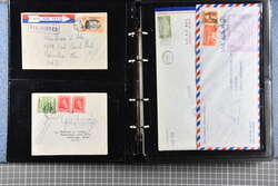 Trans-Pacific Airmail 1938/44: Lot 55 airmail covers, incl. six ...