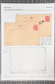1907: 1 d. red postal reply card, unused, with "SPECIMEN" overprint ...