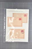 Egypt Stationery: 1897 Assembly of sixteen postal cards overprinted ...