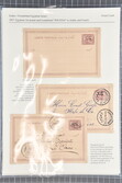 Egypt Stationery 1897: Group of twelve 3 m violet-brown (most more a ...