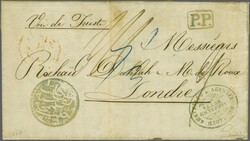 Austrian Lloyd Agency in Aleppo 1855 (June 12): Entire letter from ...