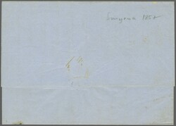 Austrian Lloyd Agency in Aleppo, Ingoing 1857 (Jan 16): Entire letter ...
