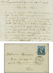 French Fieldpost during the Syrian Expedition, 1861 (Oct 10): ...