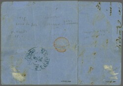 1868: King Michael 40 pa. ultramarine, Belgrade printing on pelure ...