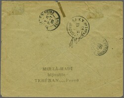 1902 (March): Rosette overprint in red on Typeset provisionals, 1st. ...
