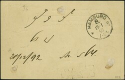 1892: Oil Rivers stationery postal card 1 penny vermilion, in ...