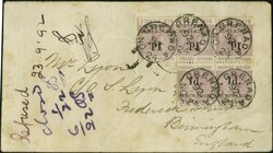 1892: Postage Due ‘1d. / SURCHARGE POSTAGE’ in black on 6 pence ...