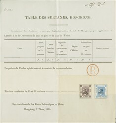 1880: Post Office Bulletin sent to UPU members presenting the ...