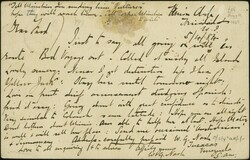 1884: Stationery postal card 2 pence blue on cream, used with cds ...