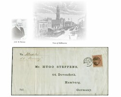 1884: Stamp Duty revenue 5 shilling claret, good colour and ...