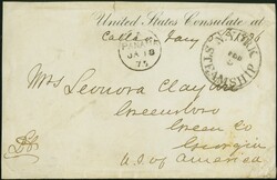 1874: Surface Printed 6 pence grey, plate 14, Spray wmk., perf. 14, a ...