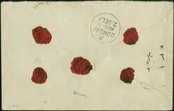 1865/78: Used Abroad, 1 anna brown, 2 anna orange and 4 anna green, ...