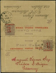 6655: Victoria - Postal stationery