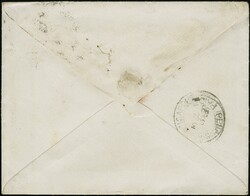 1843/90: Group of five covers and three cards. Comprising two ...