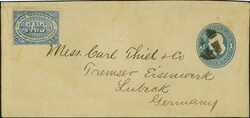6604: United States Carriermarken dépenses locales - Postal stationery