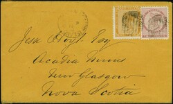 1869: Third Issue, 1 penny orange-yellow, compound perforation 11¾ x ...