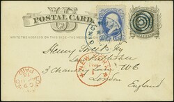 6604: United States Carriermarken dépenses locales - Postal stationery