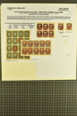 1880/81: UPU Peru and Lima Overprints, unmounted and unused group ...