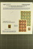 1880/81: UPU Peru and Lima Overprints, unmounted and unused group ...