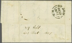 1851-60: Royal Crown 6 pence mustard-yellow, blued paper, imperforate ...