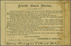 1871: Canada 1 cent blue Queen Victoria postal card, uprated with ...