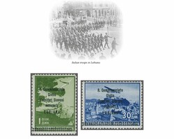 1941 ITALIAN WWII OCCUPATION LUBIANA, 'R. Commissariato Civile ...