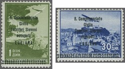 1941 ITALIAN WWII OCCUPATION LUBIANA, 'R. Commissariato Civile ...
