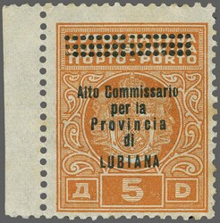 1941 ITALIAN WWII OCCUPATION LUBIANA, 'Alto Commissario per la ...