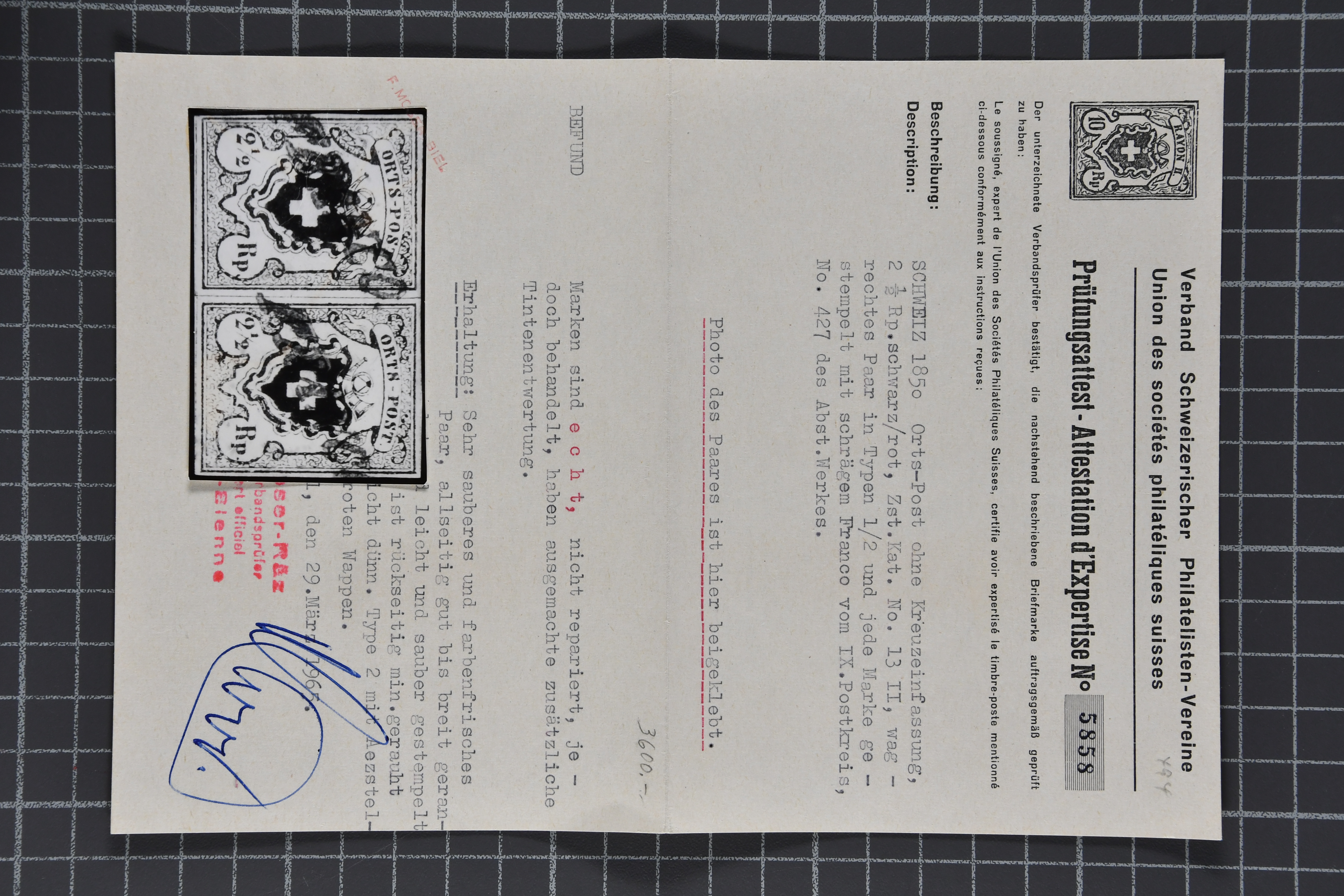 Image 1 for lot number 9749 for 357.-366. Corinphila Auktion