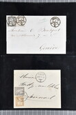 1862/82: Lot 13 bessere Frankaturen der Sitzenden Helvetia. Dabei ...